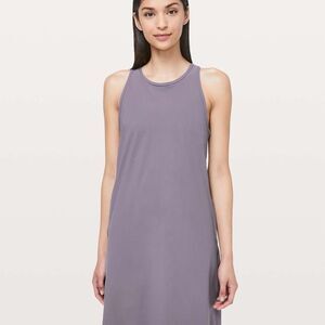 Lululemon Athletica Early Morning Lavender Sleeveless Dress Size 8 New Condition
